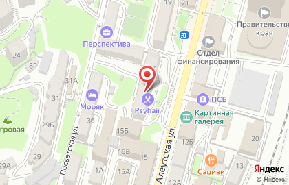 Студия красоты Brush в Фрунзенском районе на карте