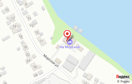 На Морской на карте