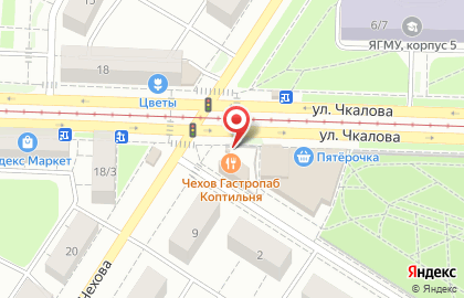 Торговый автомат Ярославская Акватория в Ленинском районе на карте