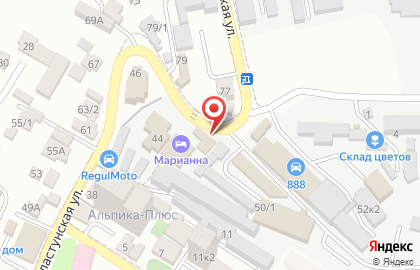 Автосервис Авторост на Пластунской улице на карте