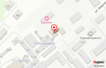 Бар Буровик на карте