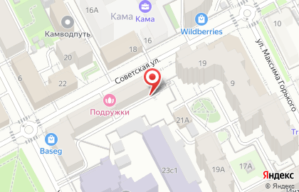 Пункт приема стеклотары и вторсырья Уралтара на Советской улице на карте