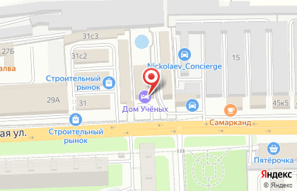Гостиница Дом Учёных на карте