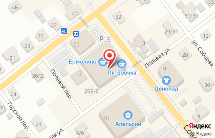 Супермаркет Пятёрочка в Москве на карте
