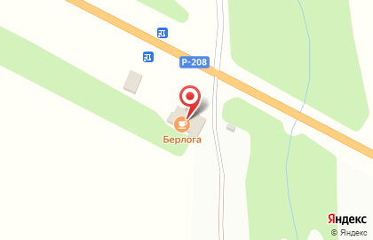 Кафе Берлога в Тамбове на карте