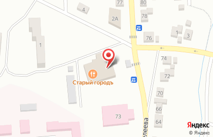 Старый городъ на улице Менделеева на карте