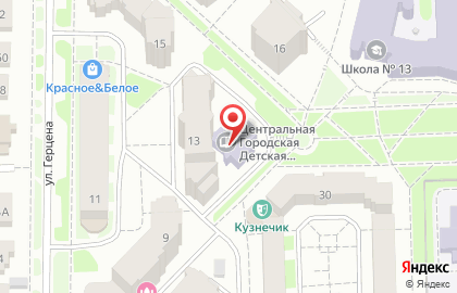 Детская библиотека им. А. С. Пушкина в Сарове на карте