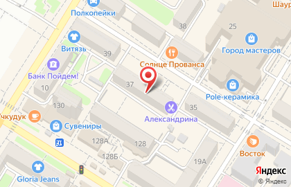 Салон тканей и швейной фурнитуры Velvet на улице Чайковского на карте