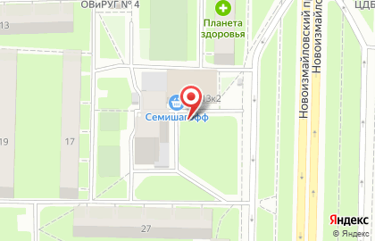 Зоомагазин на Новоизмайловском проспекте, 13 к2 на карте
