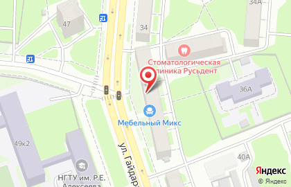 Магазин продуктов, ИП Донцова Н.В. на карте