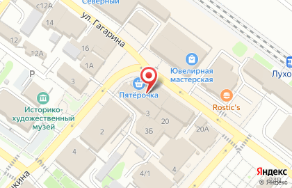Аврора. Луховицкая типография на карте