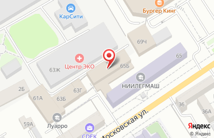 Орловский первый дневной стационар на Московской улице, 65б на карте