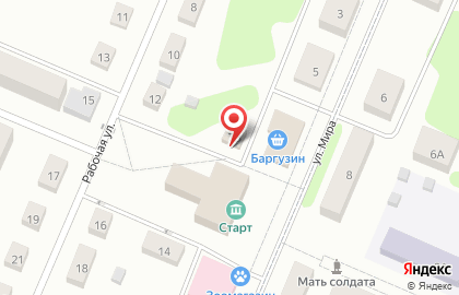Продовольственный магазин Сосна на карте