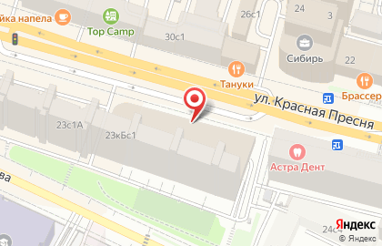 Кухонная студия Мария на улице Красная Пресня на карте