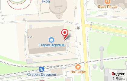 Аптека Озерки в ТЦ Старая Деревня на карте