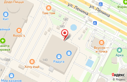 Сувенирная лавка на улице Ленина на карте