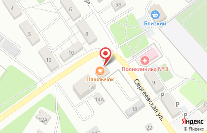 Служба доставки Шашлычок в Краснофлотском районе на карте