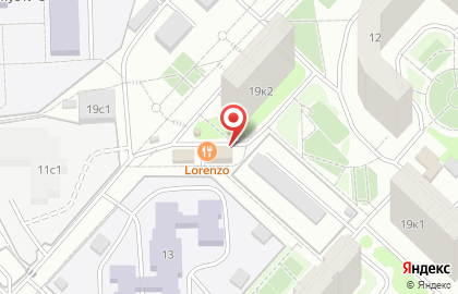 Пиццерия Lorenzo на Комсомольском проспекте в Люберцах на карте