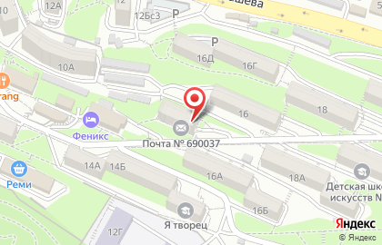 Школа танцев Ладушки на улице Адмирала Юмашева на карте