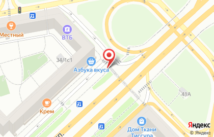 Киоск печатной продукции Краснопресненское агентство печати в Гагаринском районе на карте