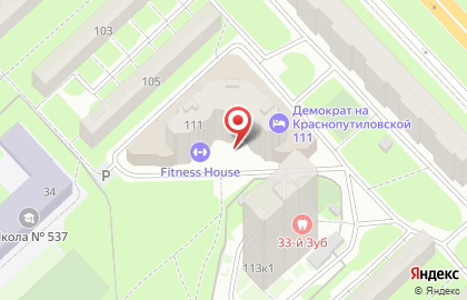 Киоск быстрого питания на карте