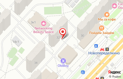 Территориальный центр социального обслуживания Ново-Переделкино в Москве на карте