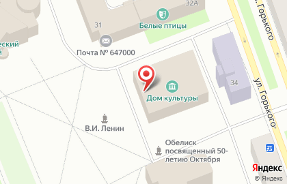 Городской дом культуры на Советской улице на карте