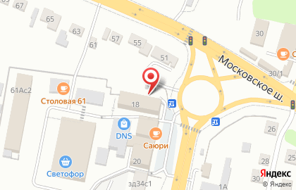 Магазин Мясной дворик в Ленинском районе на карте