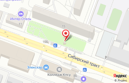 Киоск по продаже печатной продукции Роспечать в Октябрьском районе на карте