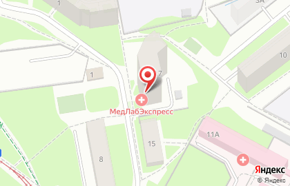 Владимирский в Свердловском районе на карте