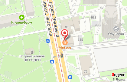 ОАО Банкомат, Банк Санкт-Петербург на улице Энгельса на карте