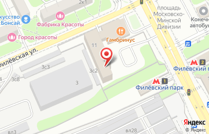 Строительная компания ИНВЕСТСТРОЙ на Филевском парке на карте