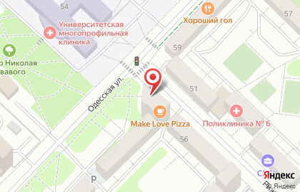 Служба доставки Make Love Pizza на карте