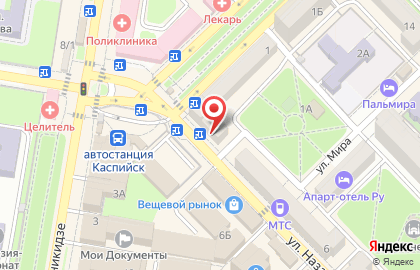 Аптека 120/80 в Каспийске на карте