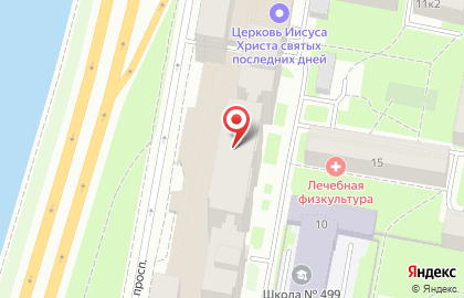 Феникс на Малоохтинском проспекте на карте