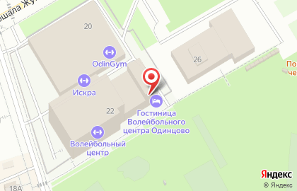 Гостиница Одинцовский спортивно-зрелищный комплекс, МАУ на карте