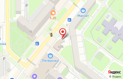 Магазин овощей и фруктов в Орджоникидзевском районе на карте