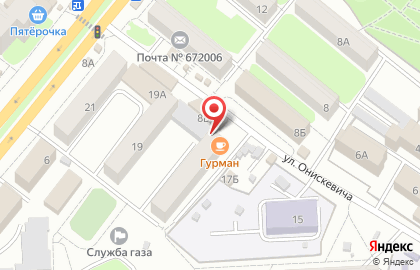 Закусочная, ИП Гостев С.В. на карте
