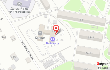Городской центр дезинсекции ГорCЭС на Мраморской улице на карте