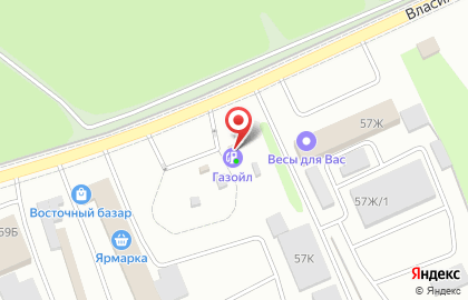 Газойл в Барнауле на карте