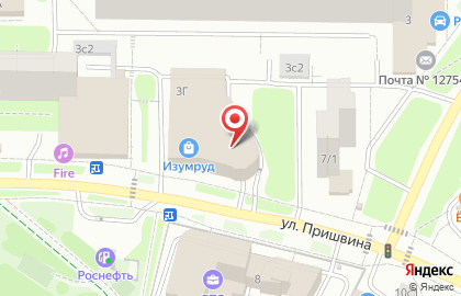 ТЦ Изумруд на карте