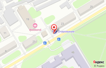 Салон красоты Очарование на улице Чапаева на карте