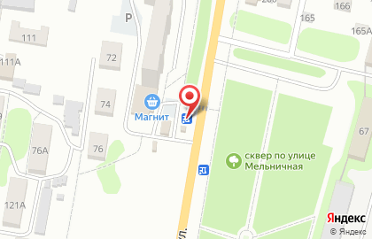 Магазин фруктов и овощей на Мельничной улице на карте