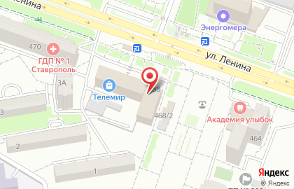 Турагентство Anex tour на улице Ленина на карте