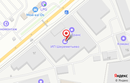 Терминал в Химках на карте