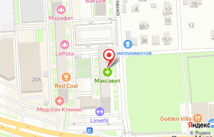 Магазин овощей и фруктов Ягодка в Краснодаре на карте