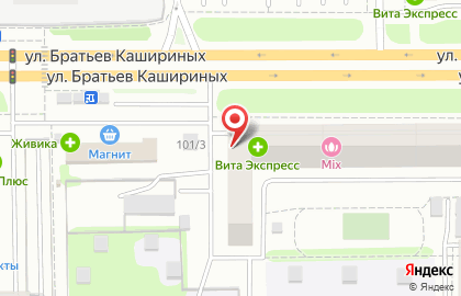 Магазин интимной культуры Эросеть на улице Братьев Кашириных на карте