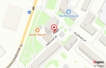 Невский на Невской улице на карте