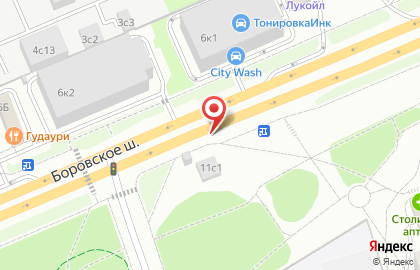 ООО КРЕПМАРКЕТ на Боровском шоссе на карте