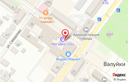 Салон связи МегаФон, сеть салонов связи на улице М.Горького на карте